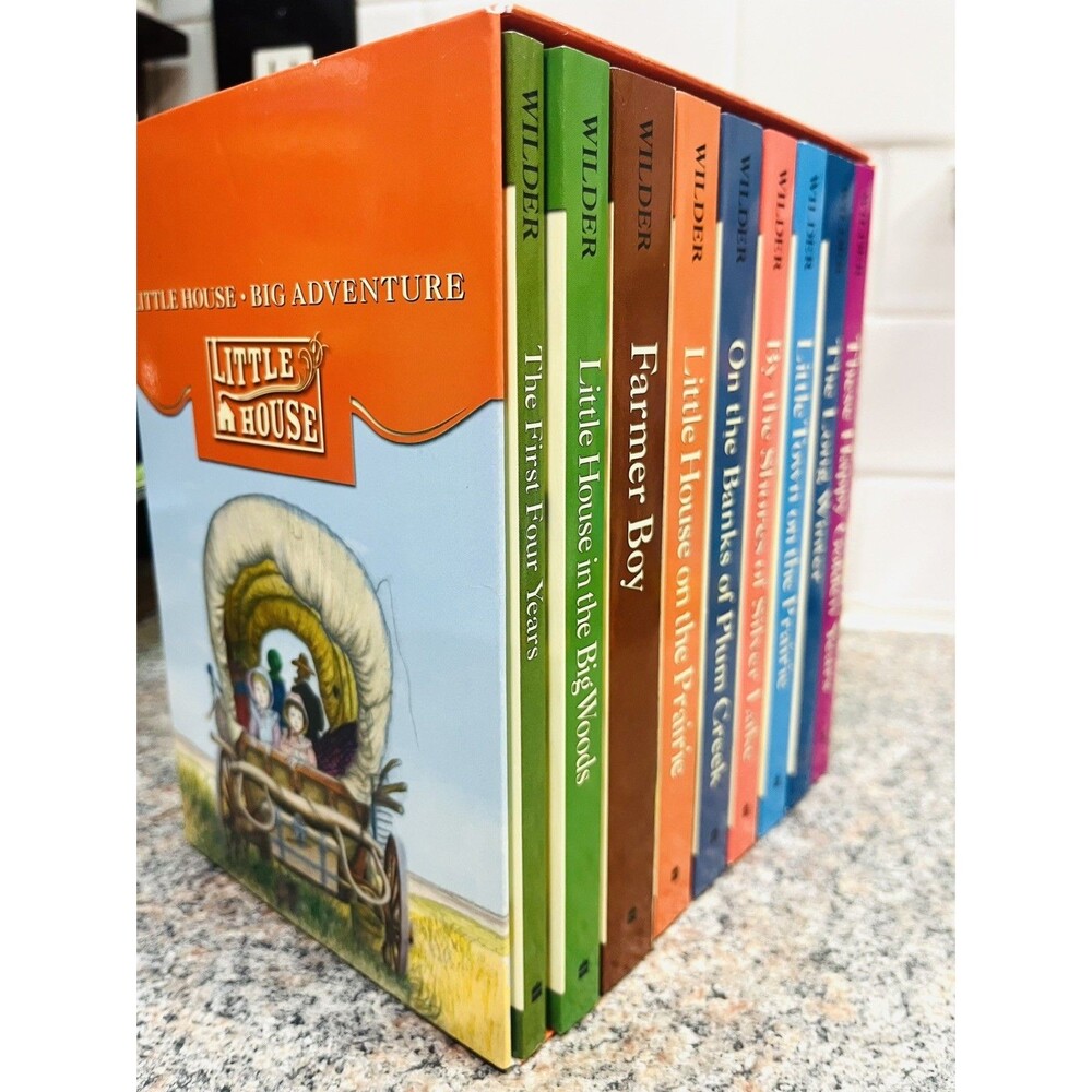 Little House on the Prairie Books 1-9, Complete PB Box Set, 1994 HarperCollins